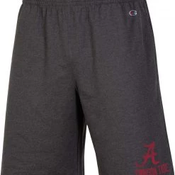 Champion Men's Alabama Crimson Tide Black Training Performance Shorts For Men
