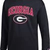Champion Men's Georgia Bulldogs Black Logo Long Sleeve T-Shirt For Men -Champion Shop unnamed file 657