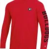 Champion Men's Georgia Bulldogs Red Long Sleeve Crew T-Shirt For Men -Champion Shop unnamed file 658