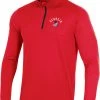 Champion Men's Georgia Bulldogs Red Quarter-Zip Pullover Shirt For Men
