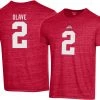 Champion Men's Ohio State Buckeyes Chris Olave #2 Scarlet T-Shirt For Men -Champion Shop unnamed file 692
