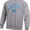 Champion Men's North Carolina Tar Heels Grey Pullover Crew Sweatshirt For Men 1 Champion Men's North Carolina Tar Heels Grey Pullover Crew Sweatshirt For Men -Champion Shop unnamed file 708
