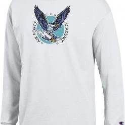 Champion Youth Air Force Falcons White Jersey Long-Sleeve T-Shirt For Men