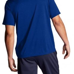 Champion Men's Double Dry Heather Mesh Textured Script Logo T-Shirt For Men Surf The Web Heather -Champion Shop unnamed file 736