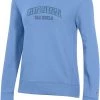Champion Women's North Carolina Tar Heels Carolina Blue Pullover Crew Sweatshirt For Women -Champion Shop unnamed file 750