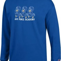 Champion Youth Air Force Falcons Royal Blue Jersey Long-Sleeve T-Shirt For Men