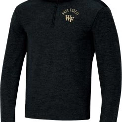 Champion Men's Wake Forest Demon Deacons Black Promo 1/4 Zip Jacket For Men