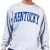 Champion Men's Big & Tall Kentucky Wildcats Grey Reverse Weave Crew Sweatshirt For Men -Champion Shop unnamed file 771