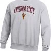 Champion Men's Arizona State Sun Devils Grey Reverse Weave Crew Sweatshirt For Men -Champion Shop unnamed file 795