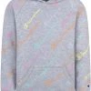 Champion Girls' AOP Multi Script Hoodie For Girls' Oxford Heather 2 Champion Girls' AOP Multi Script Hoodie For Girls' Oxford Heather -Champion Shop unnamed file 88