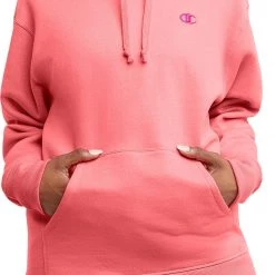 Champion Women's Powerblend Fleece Oversized Hoodie For Women Oxford Gray