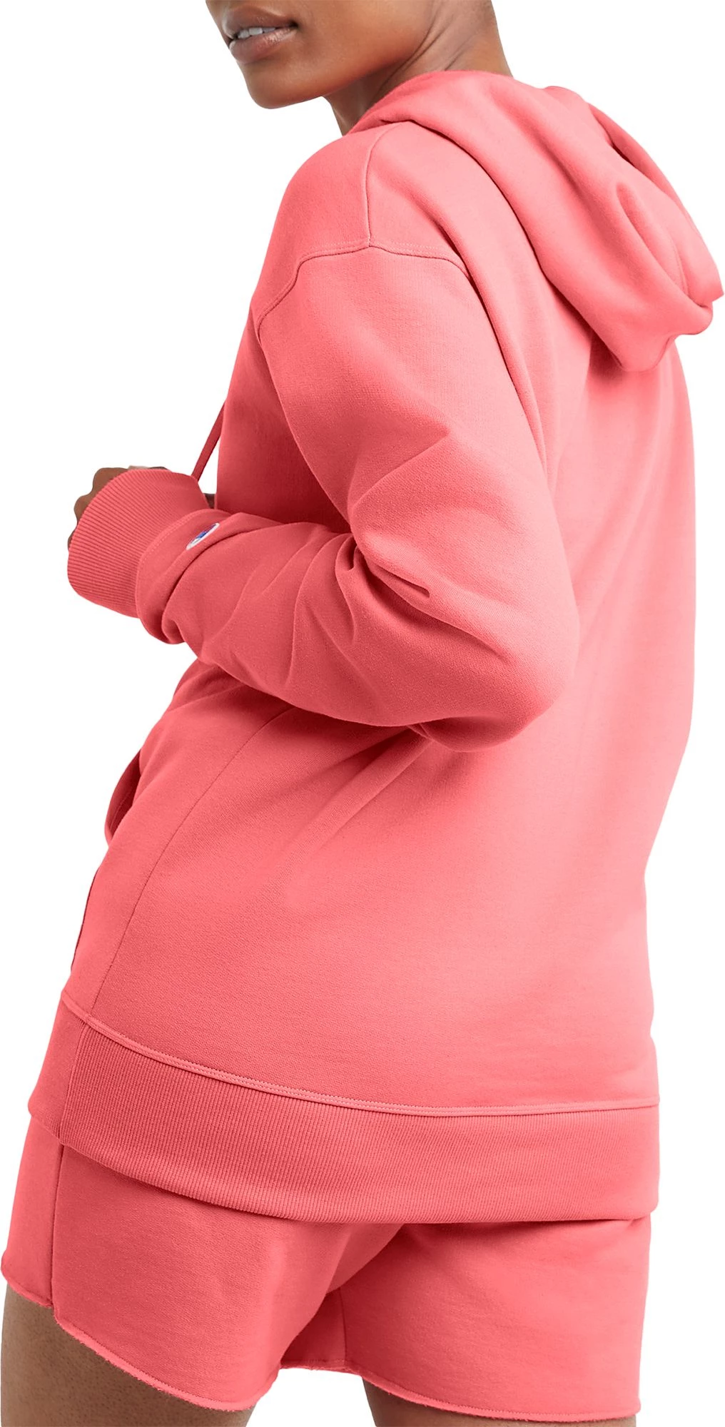 Champion Women's Powerblend Fleece Oversized Hoodie For Women Oxford Gray 4 Champion Women's Powerblend Fleece Oversized Hoodie For Women Oxford Gray - Image 2