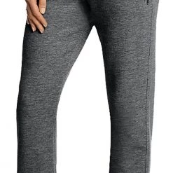 Champion Women's Fleece Open Bottom Pants For Women Black
